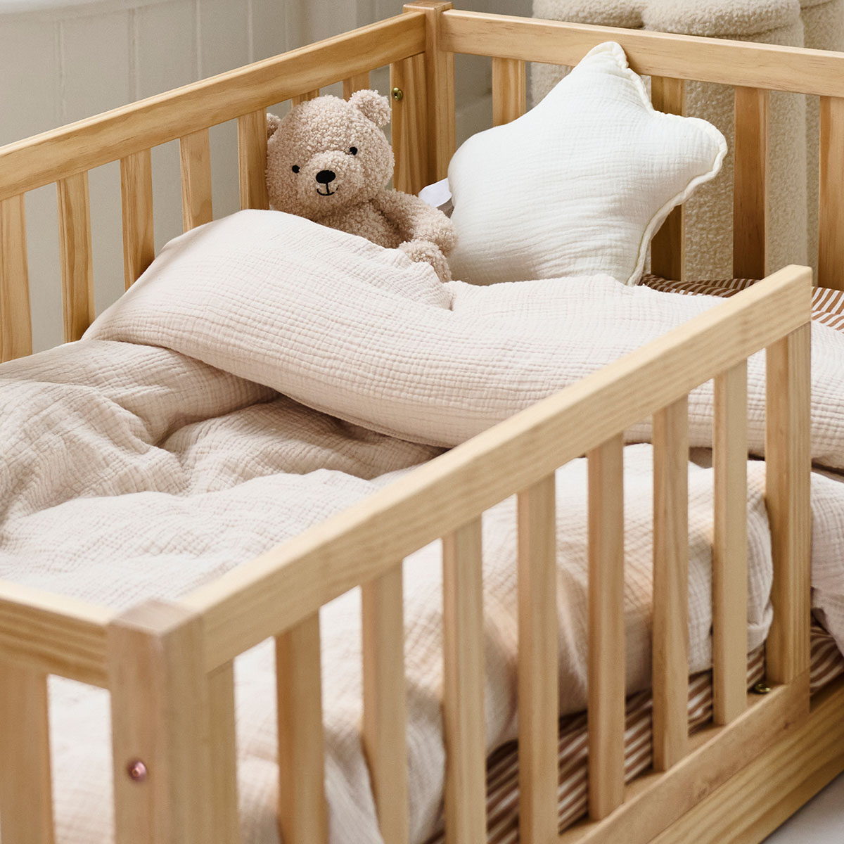 Dekbedovertrekset 200x140cm, incl. kussenhoes | Beige