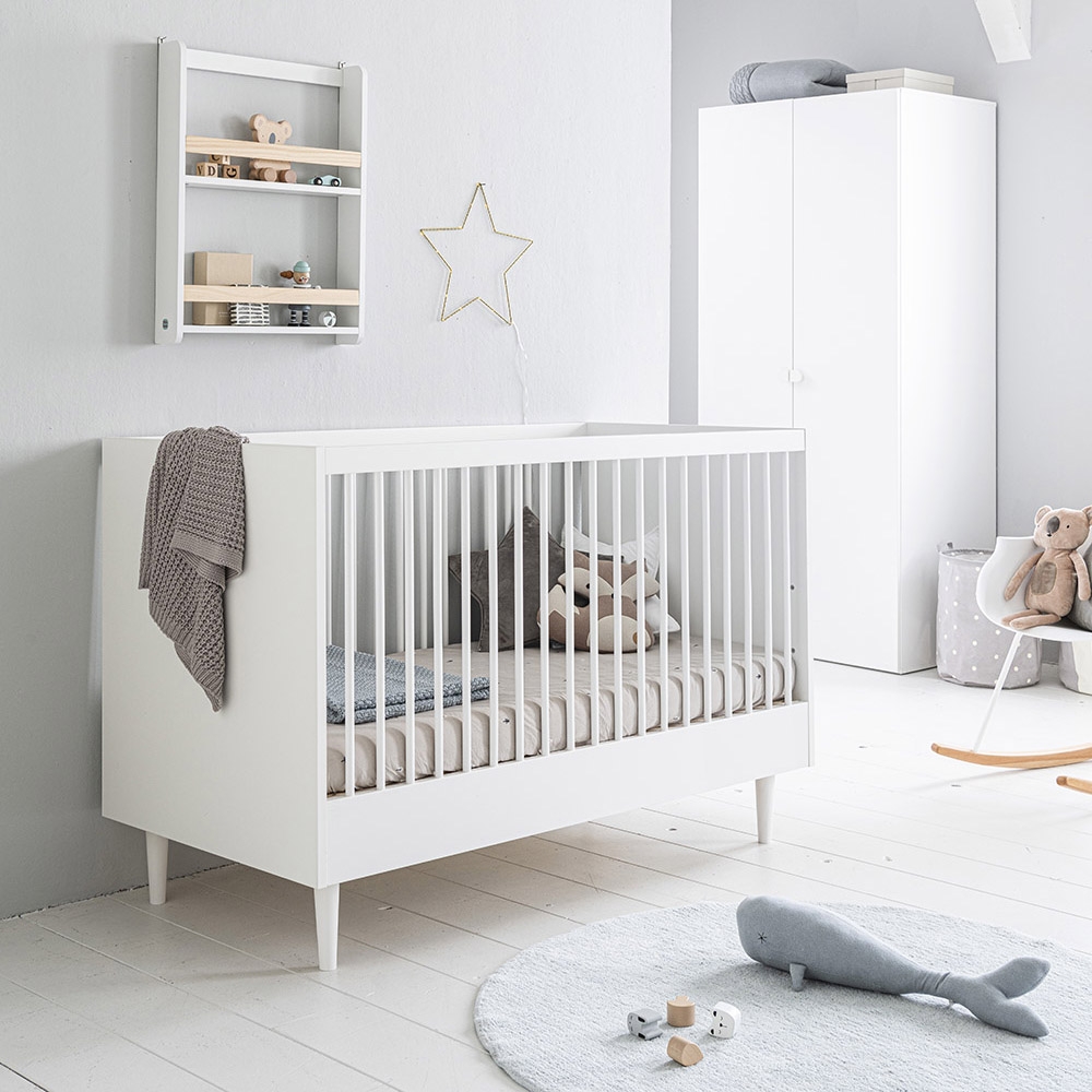 Meegroeibed 140x70cm «ÉTOILE» | Wit