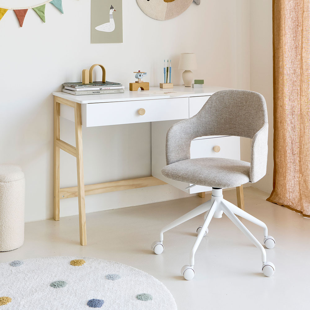 Kinder Schreibtischstuhl «Cerise» | Beige
