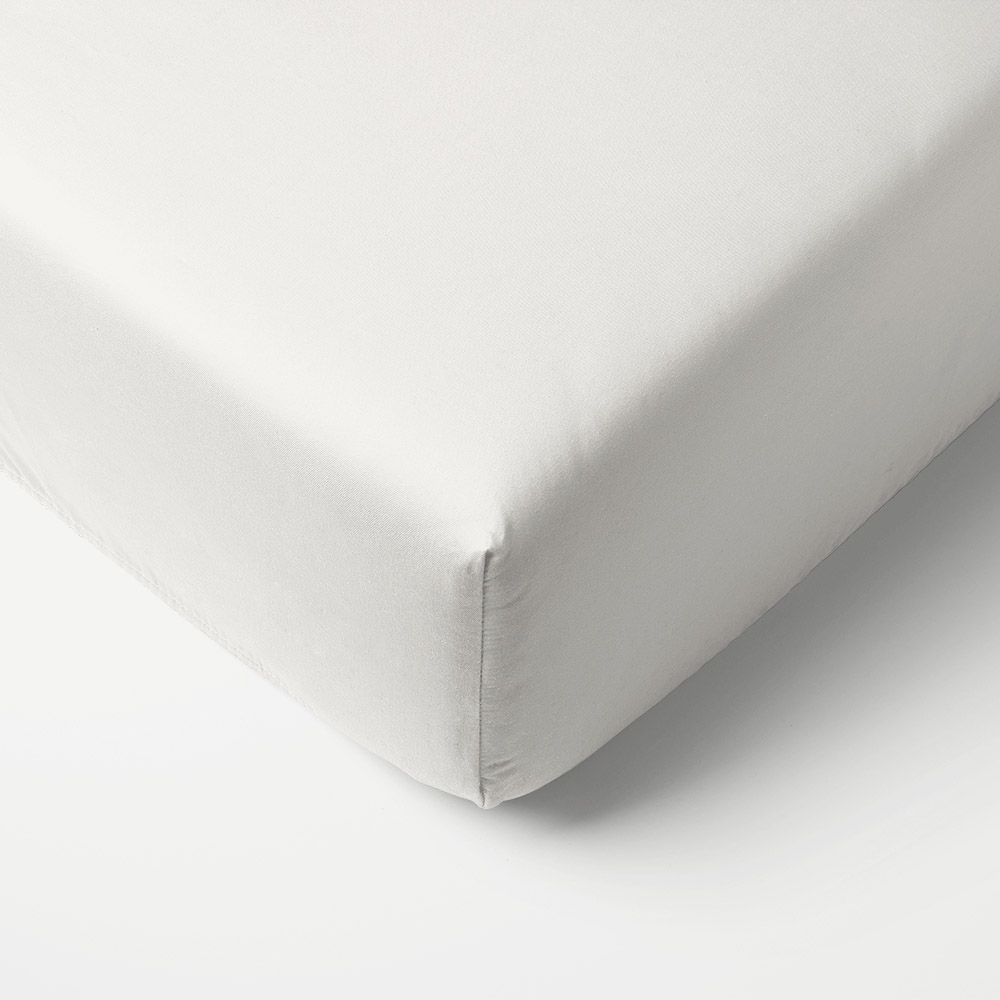 ORGANIC COTTON Jersey Hoeslaken - off white | 90x40/45 cm