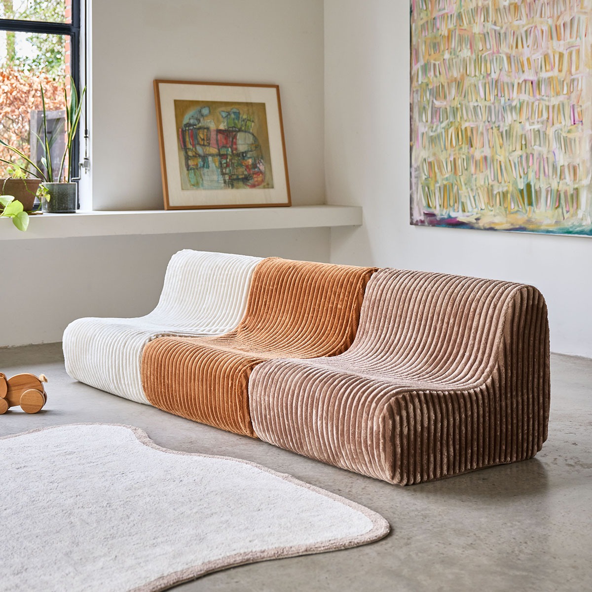 Fauteuil enfant «Leandre» XL | Caramel