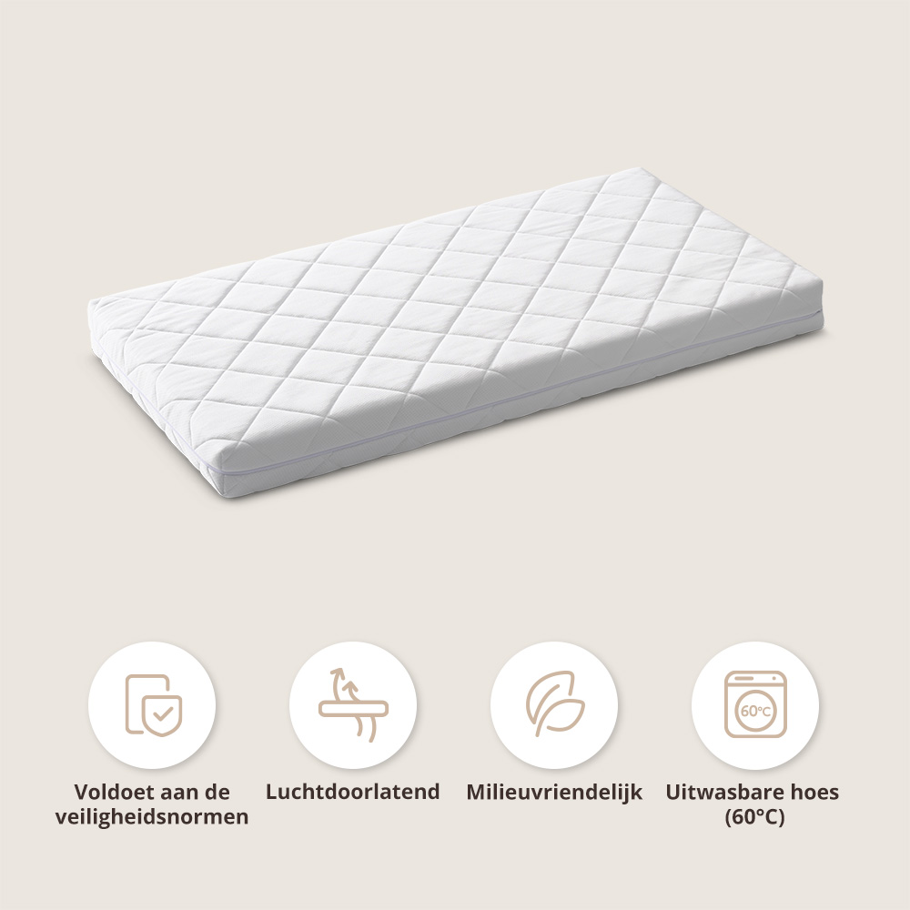 Cloud House Bed 90 x 200 cm Complete Set with Mattress