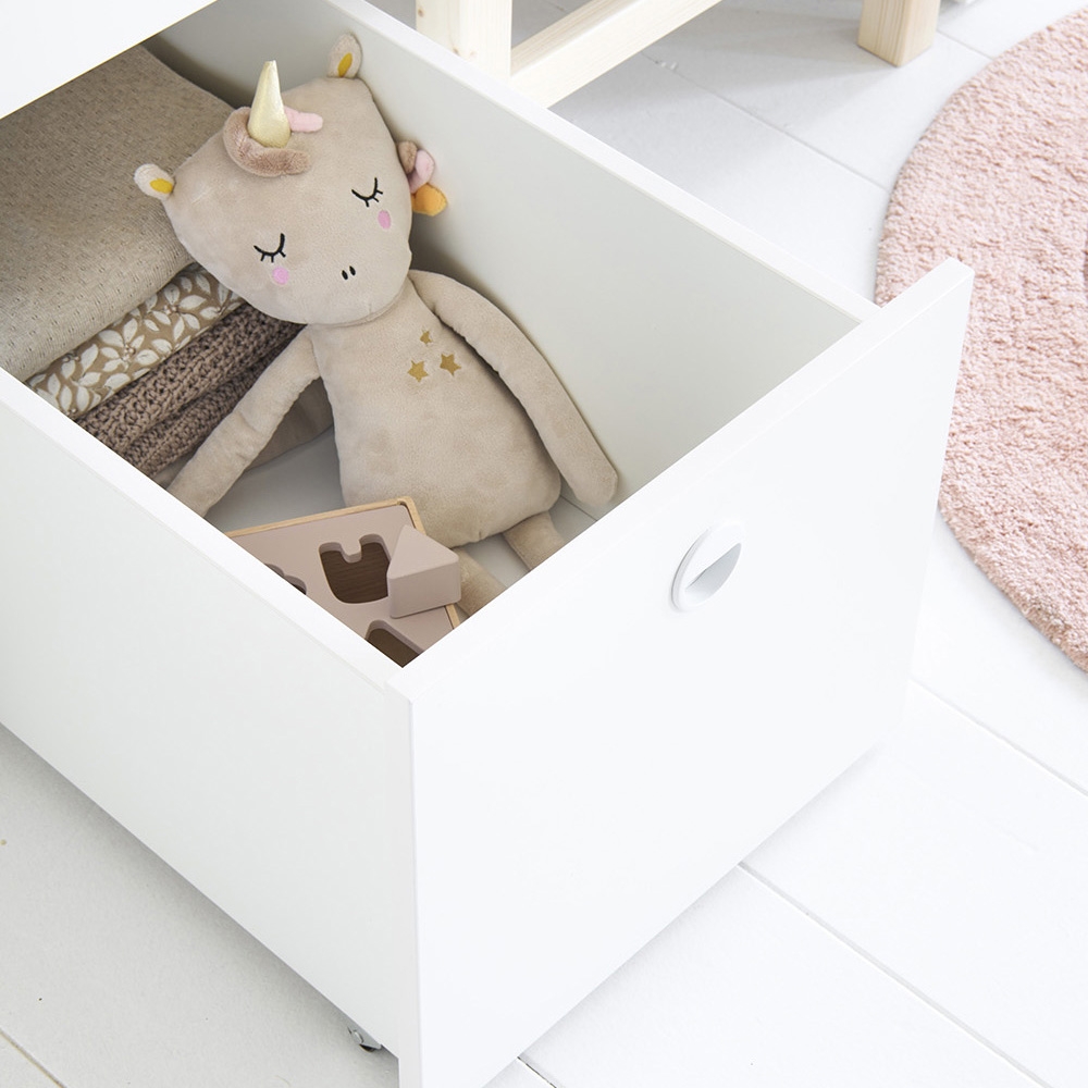Onderschuiflade voor juniorbed «Ciel» 160X80 | Wit