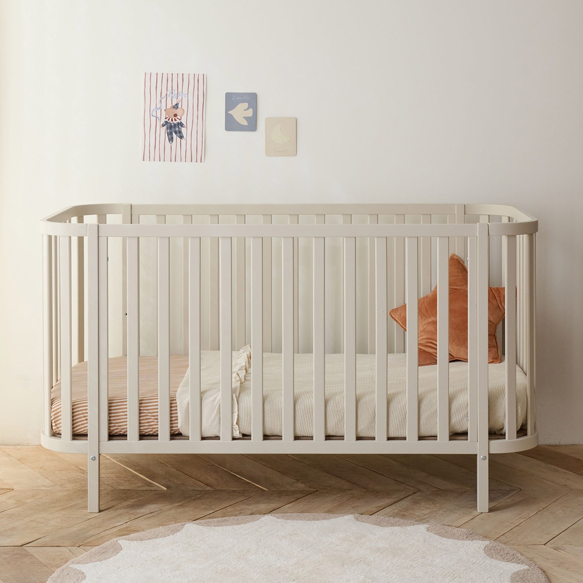 Mitwachsendes Babybett «Cocoon» | 70 x 140 cm | Beige