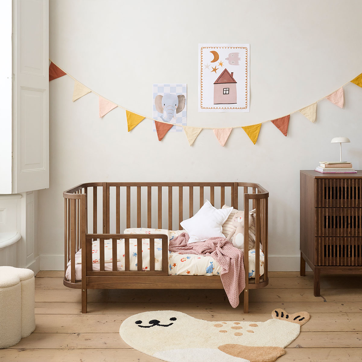 Meegroeibed ovaal «Cocoon» | 70 x 140 cm | Cocoa