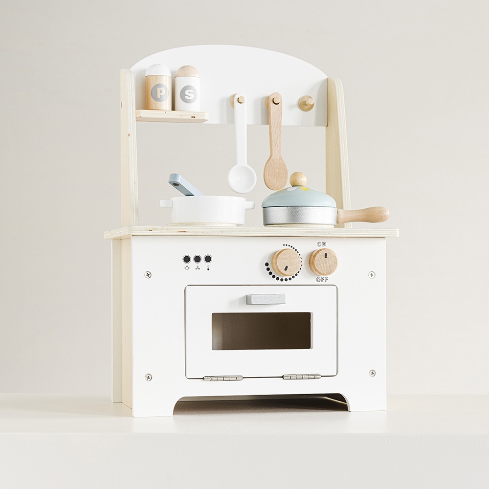 Houten speelgoedkeukentje met 8 accessoires | «Ma première cuisine»