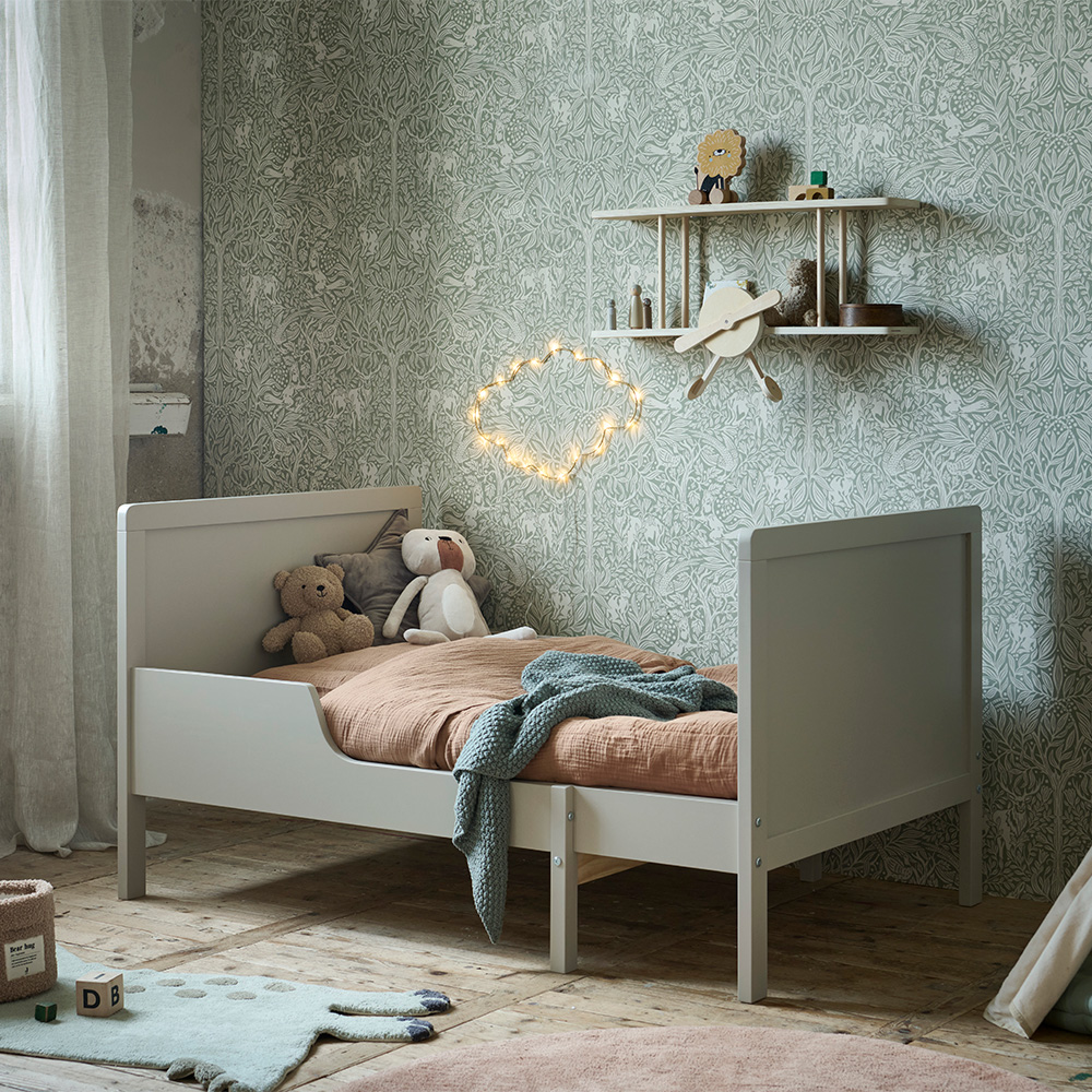 Mitwachsendes Kinderbett «Brume» | 80 × 140–200 cm | Grau