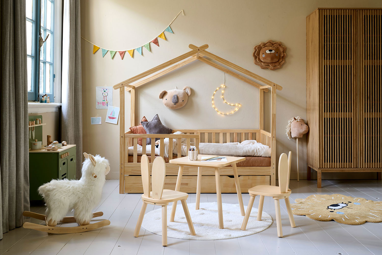 Hausbett «Maison» | 80 x 160 cm | Natur
