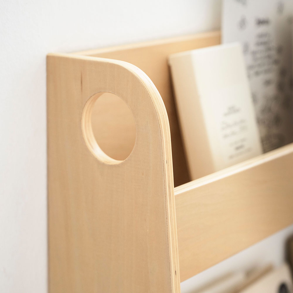 MONTESSORI BOEKENKAST «ELLIPSE» | NATUREL