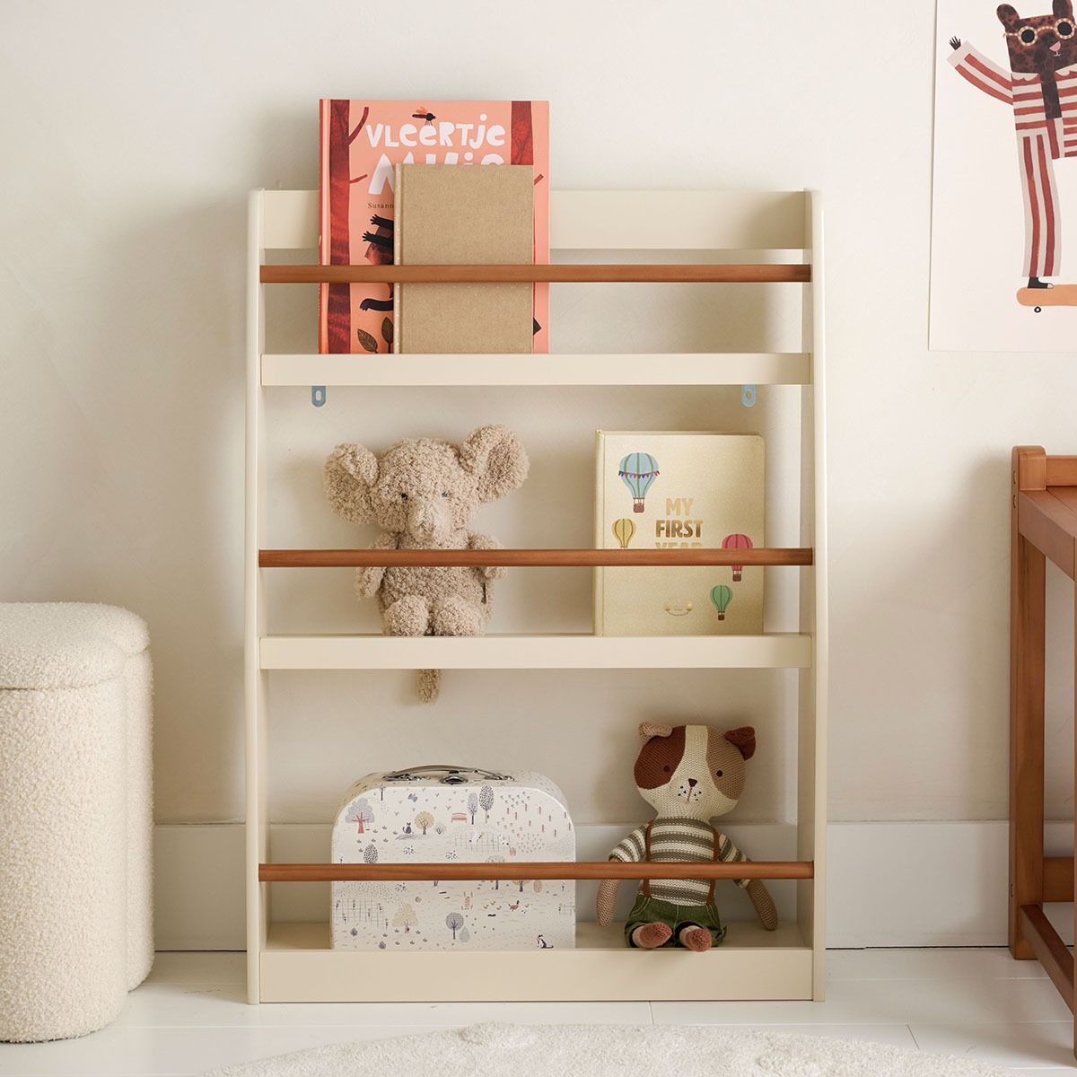 Étagère murale Montessori «Lune» | Beige