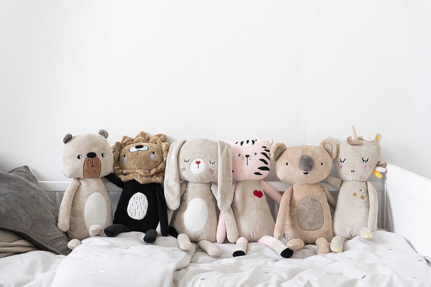 Doudou - Peluche licorne «Lara» | beige rosé | 50cm