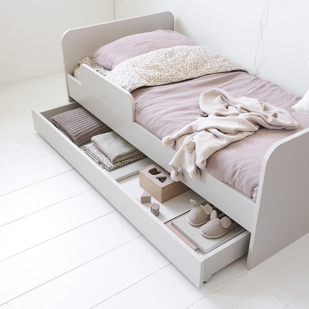 Onderschuiflade voor peuterbed «Nuage» 140x70 | Beige