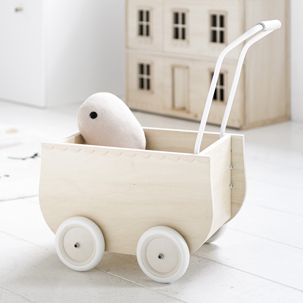 Houten Poppenwagen | Naturel | La Parisienne