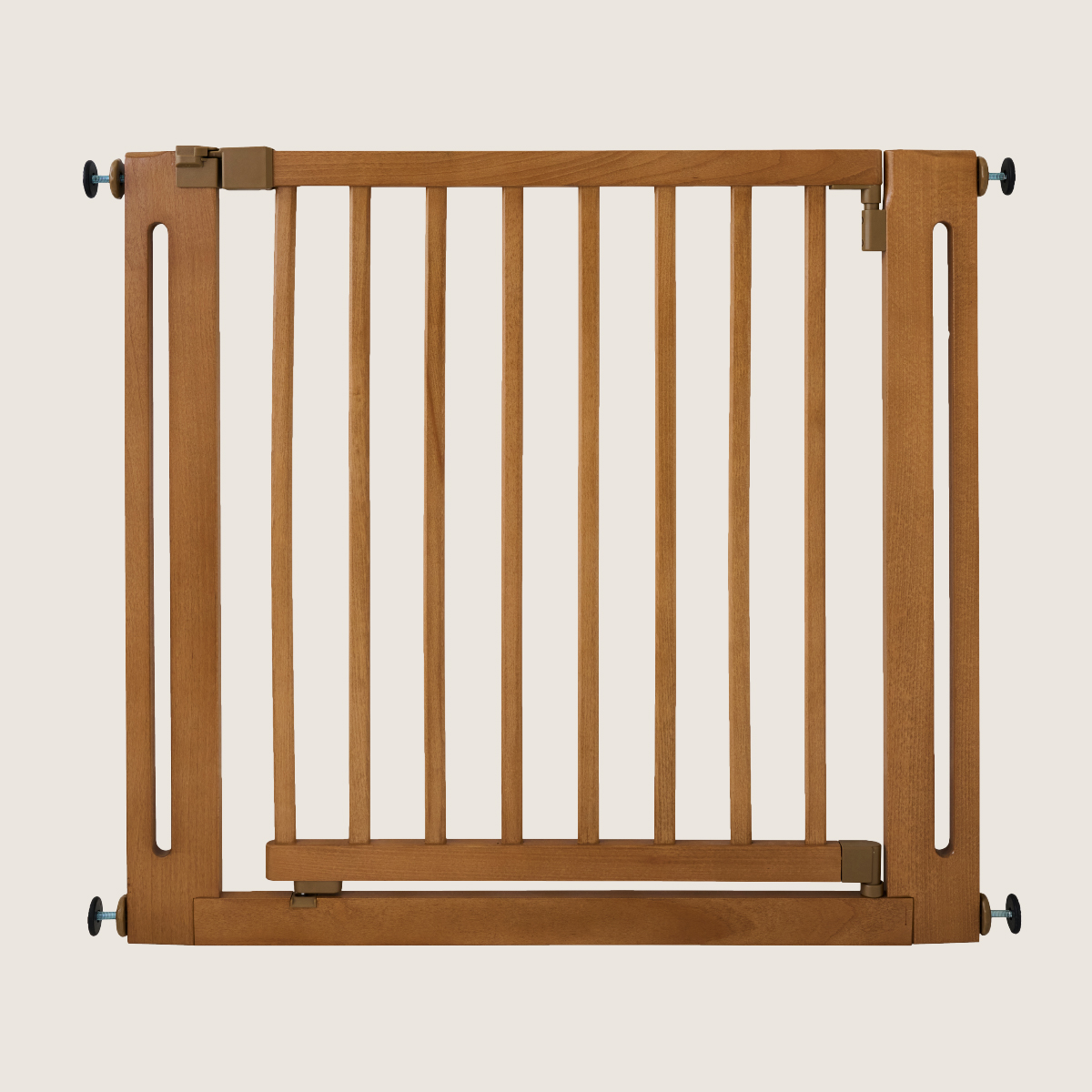 Houten traphekje | Verstelbaar 87-95 cm | Walnoot