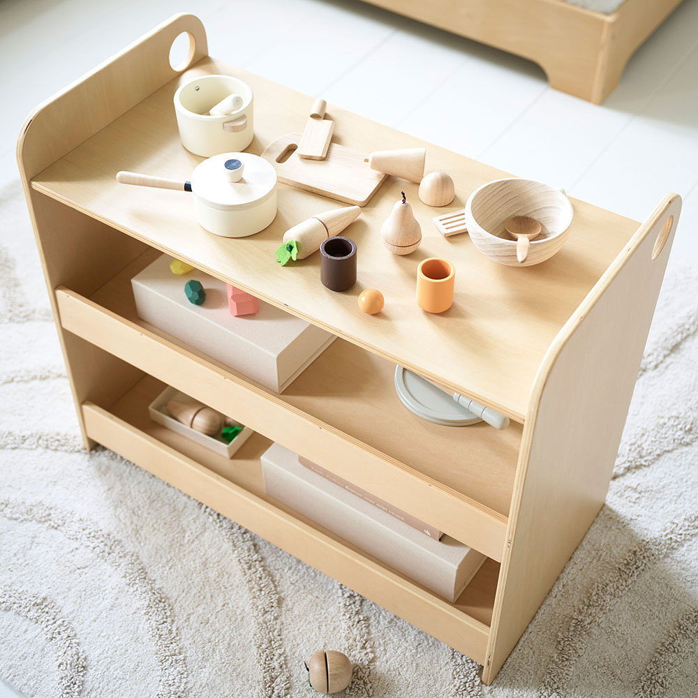 MONTESSORI SPEELGOEDKAST «ELLIPSE» | NATUREL