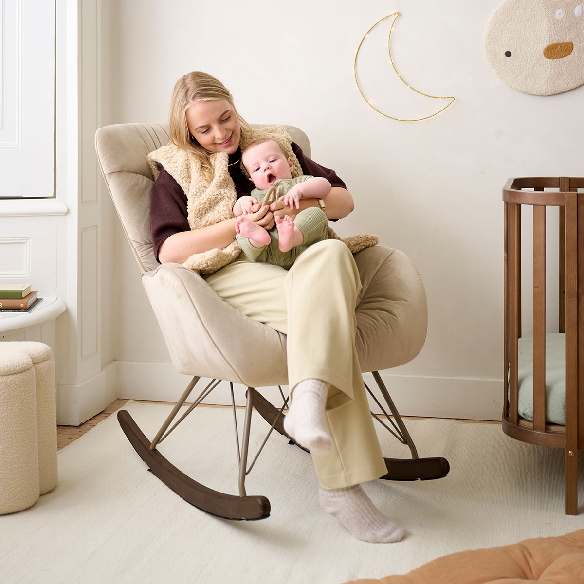 Rocking chair «Leandre» | Sable