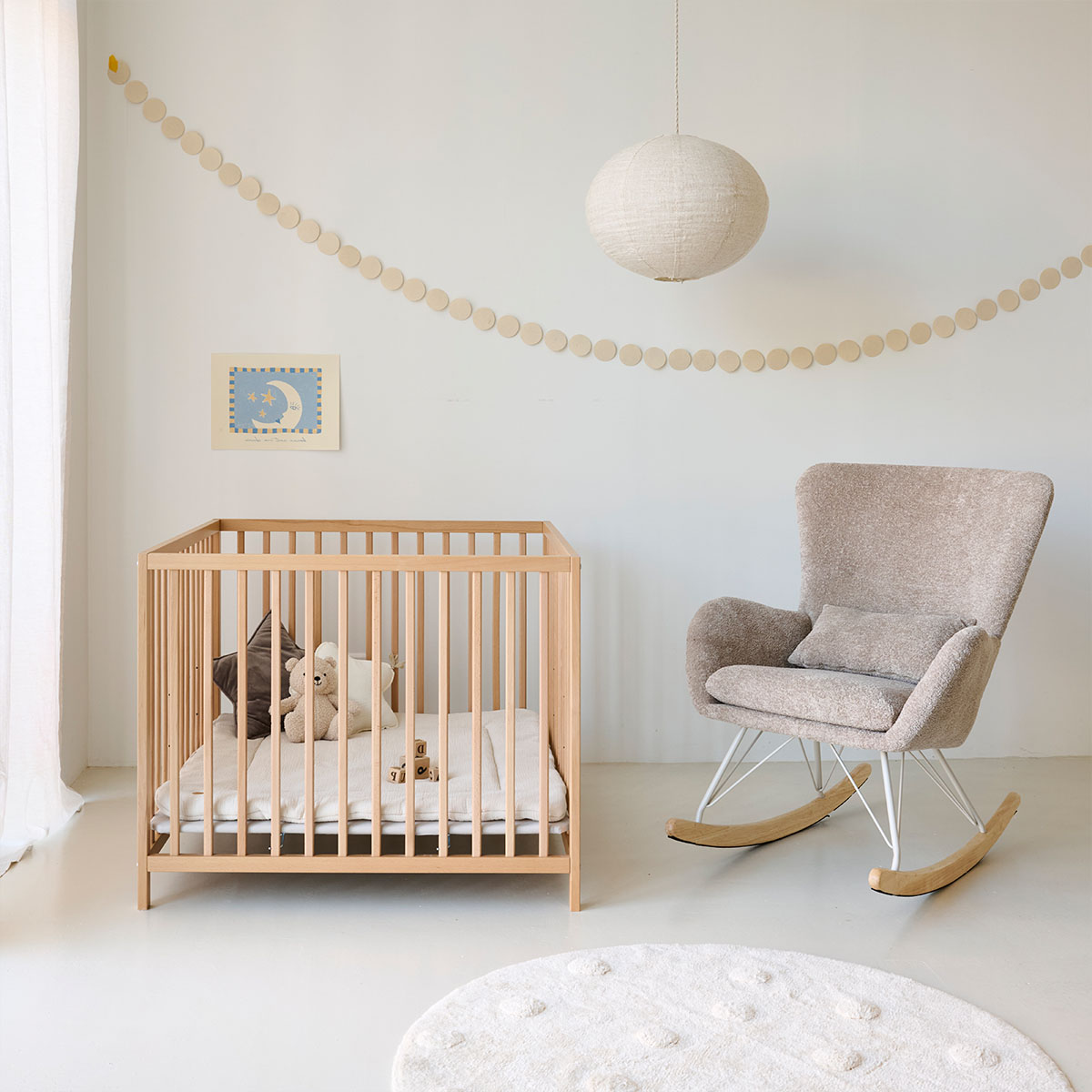 Rocking chair «Lune» | Brun