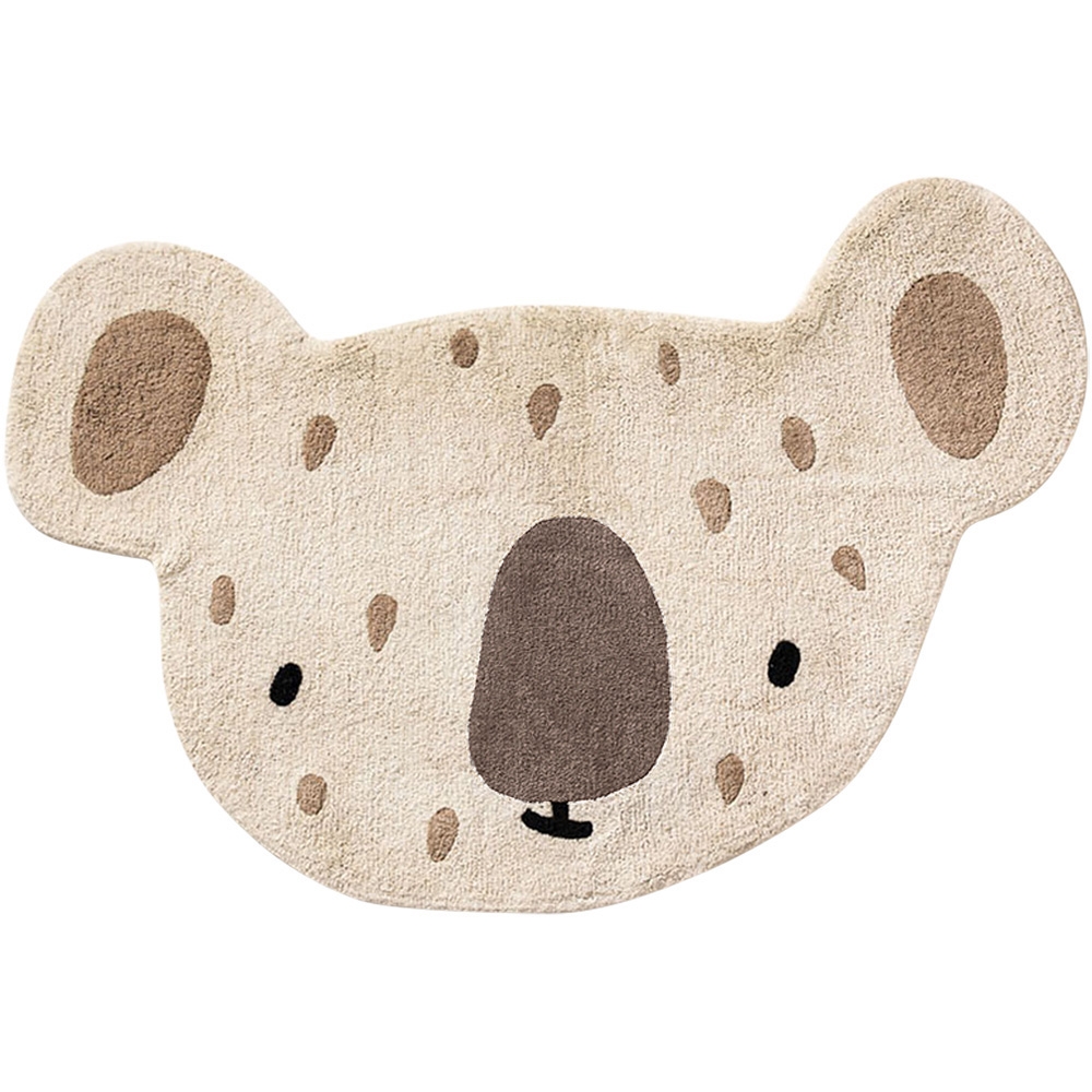 Wasbaar kindervloerkleed dierenhoofd | Koala Bao