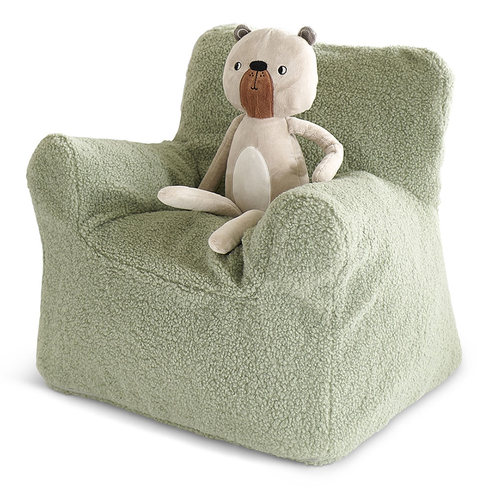 XL zitzak Teddy | kinderfauteuil 1-8 jaar | Zacht groen