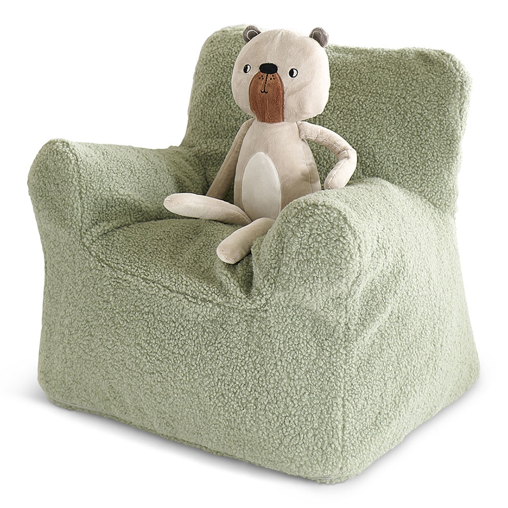 XL zitzak Teddy | kinderfauteuil 1-8 jaar  | Zacht groen