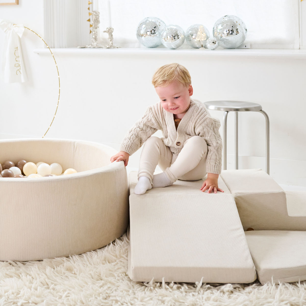 Soft foam blocks | 4-piece play set | Beige