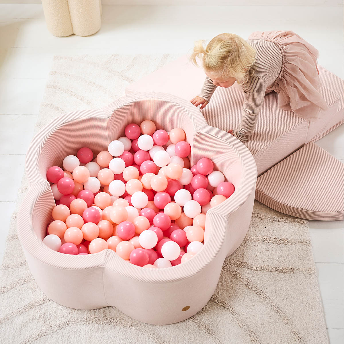 Blocs de construction en mousse | jeu de 4 pièces | Rose clair