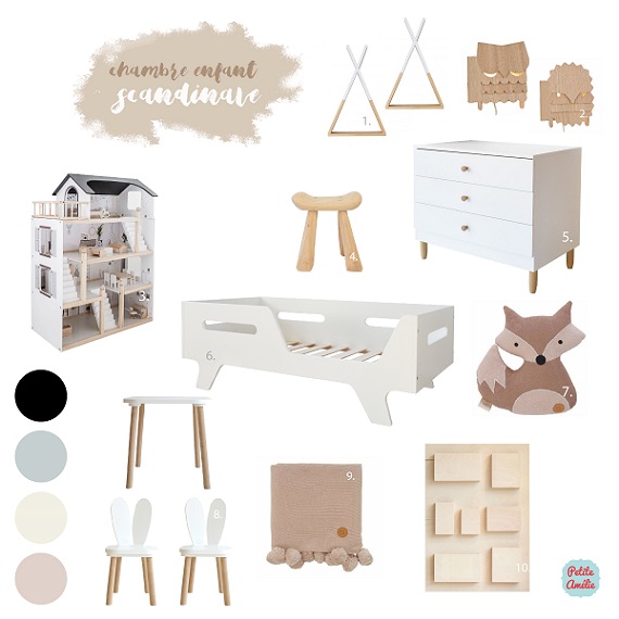 Scandinavische kinderkamer inspiratie 