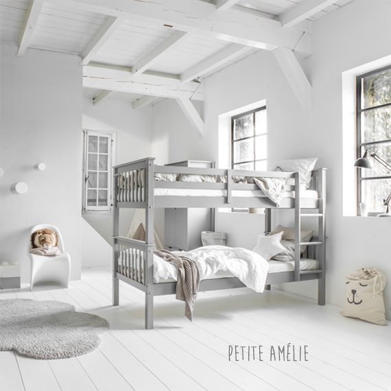 Stapelbed Jumeaux grijs - Petite Amelie 