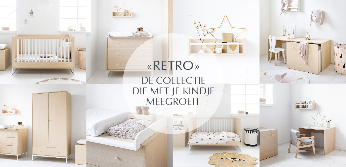 Retro collectie van babykamers tot accessoires van Petite Amélie