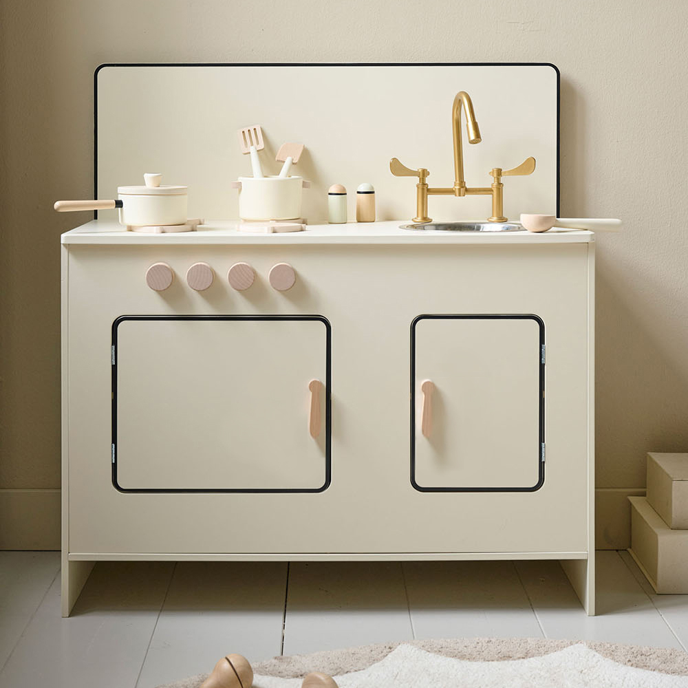 Houten beige interior-friendly speelkeukens Petite Amélie