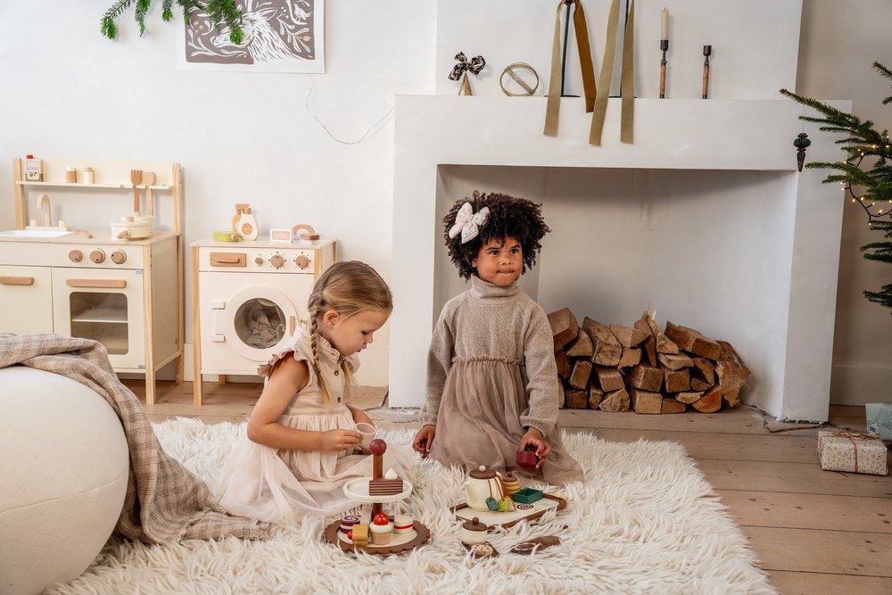 Speelgoedtaart en houten groenten, cadeaus onder de 25 euro
